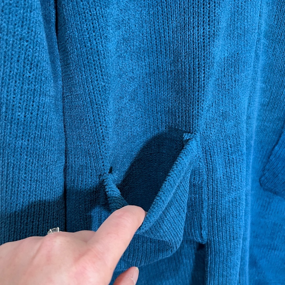 Double Zero Blue Button-Up Romper - image 2